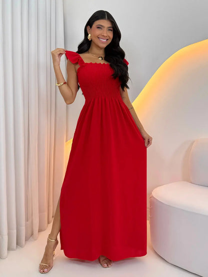 Loose-fitting Casual Long Dress Strappy Summer Party Evangelical
