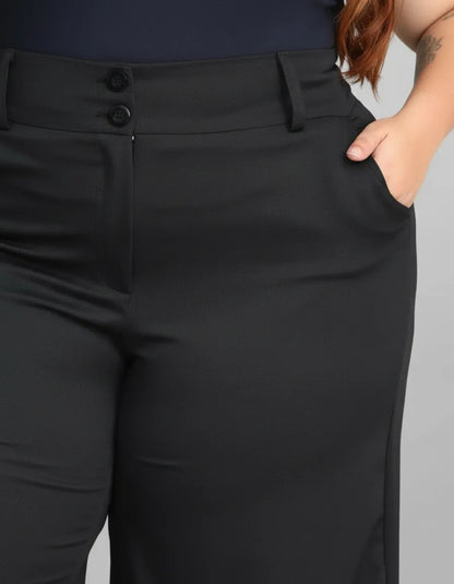 Calça Pantalona Alfaiataria Plus Size Feminina Premium