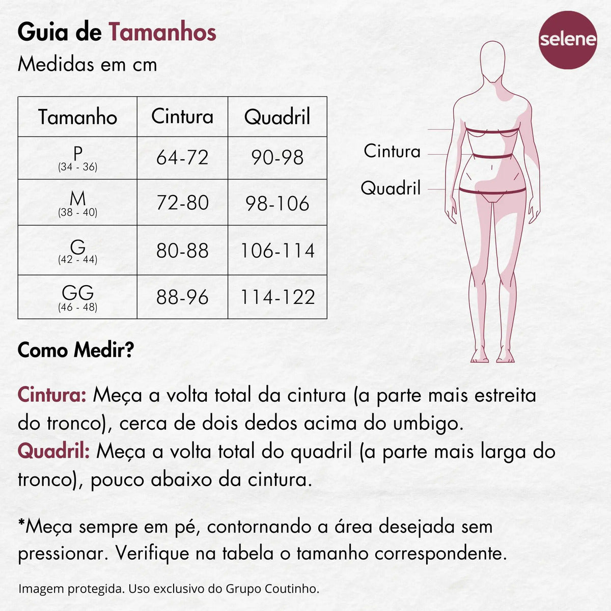 Calça Legging Zero Transparência Fitness Cintura Alta Selene