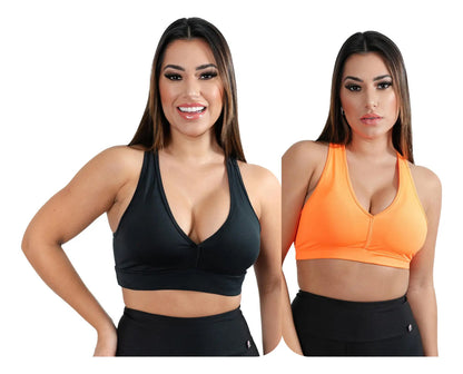 Kit 2 Top Nadador Academia Fitness ,liso C/bojo Para Malhar